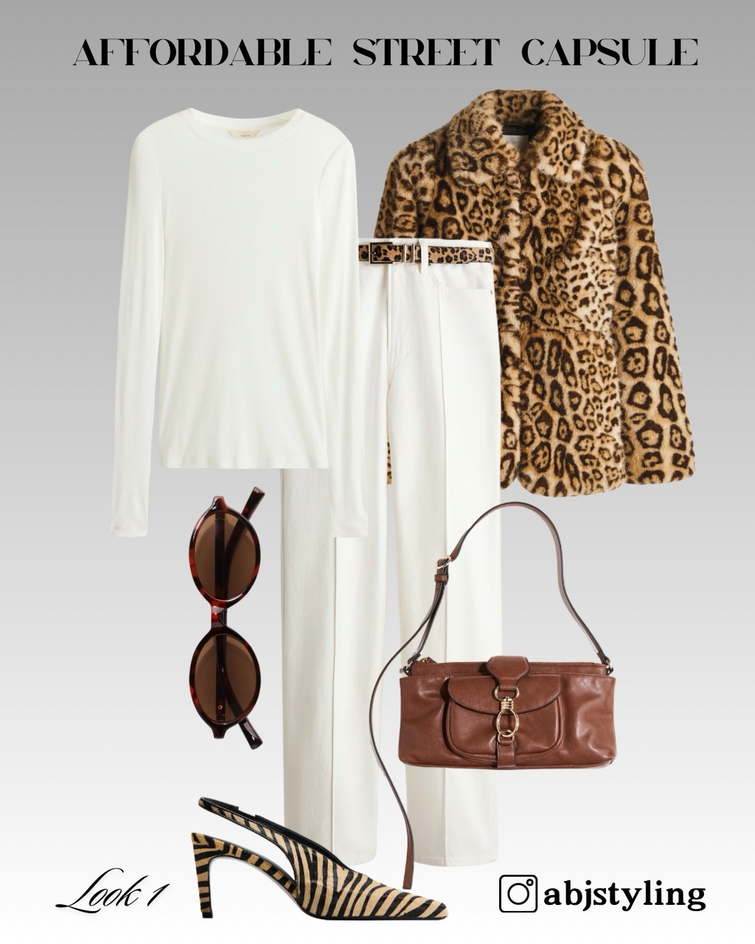 Clean neutrals with a touch of leopard for contrast — effortless and elevated.

Styling tip: Keep your base light and simple, then add one statement piece (like leopard or bold sunglasses) to make the outfit pop without overdoing it.

#LTKstyletip #LTKuk #LTKFashionMonth