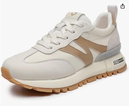 This is a really cute neutral sneaker option, from Amazon! The reviews are really good, too! 

#LTKfindsunder50 #LTKsalealert #LTKshoecrush