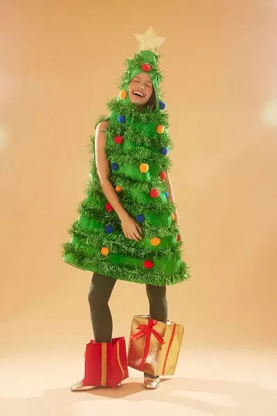 Forever 21 2025 christmas tree dress