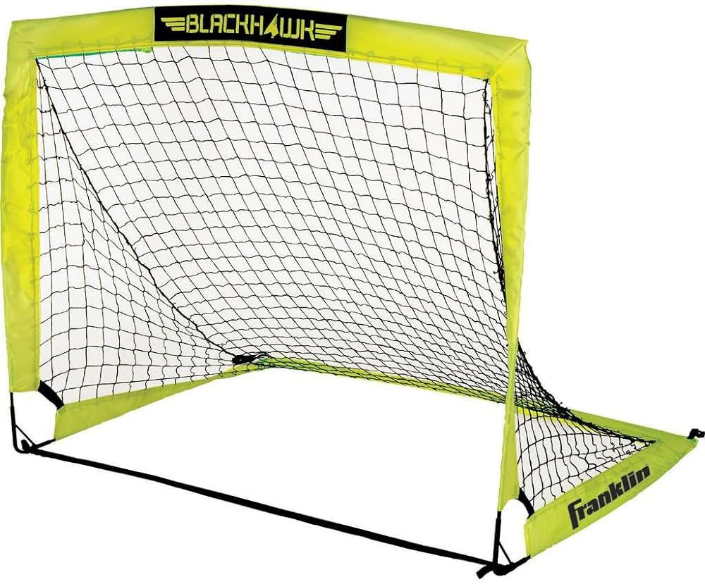 Franklin Sports Blackhawk Soccer Goal - Pop Up Backyard Soccer Nets - Foldable Indoor + Outdoor S... | Amazon (US)