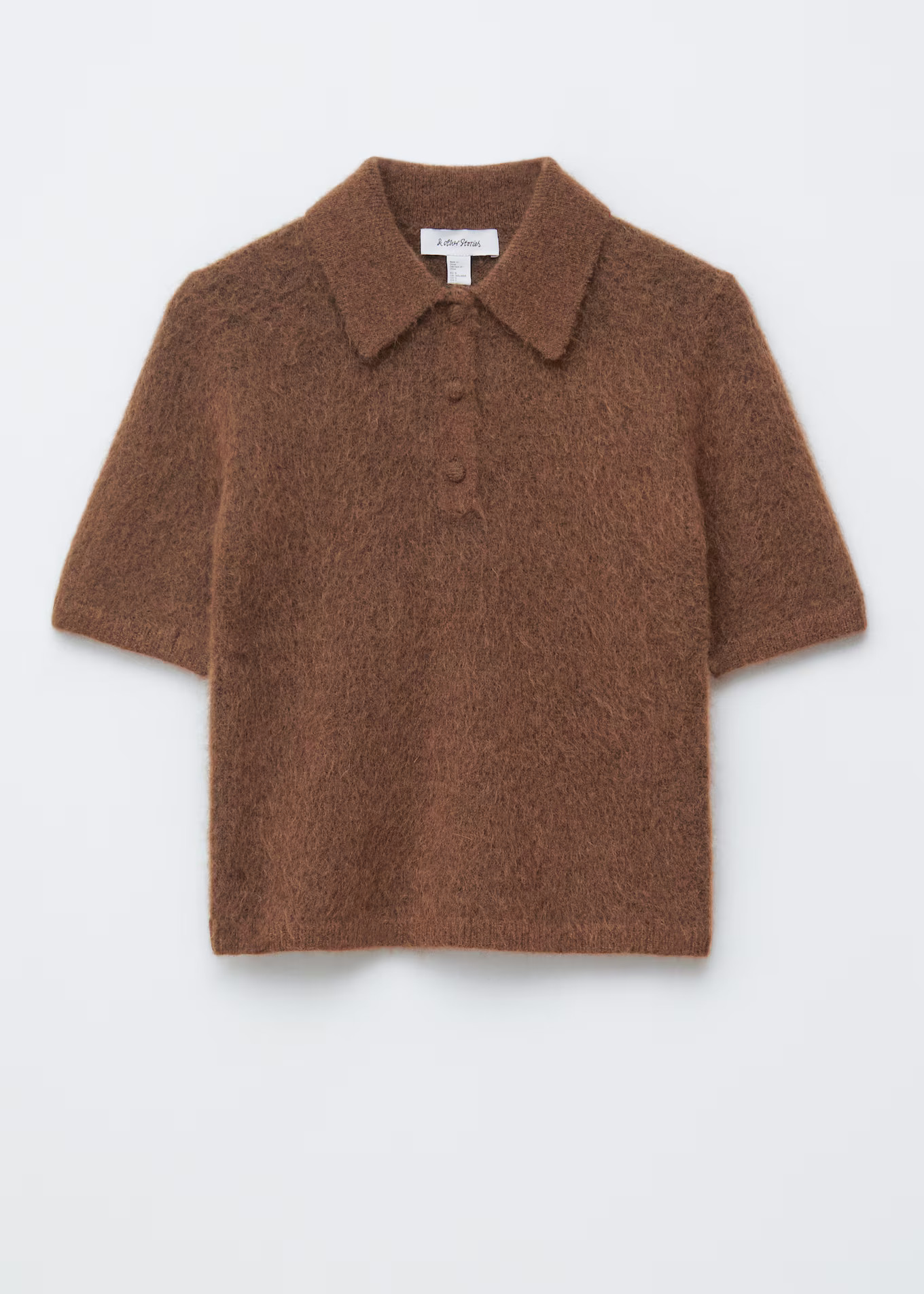 Brushed Knit Polo T-Shirt | & Other Stories UK
