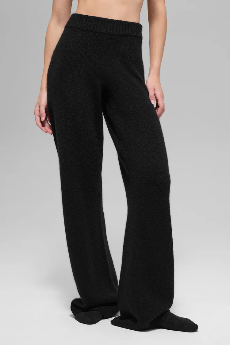 Wool Cashmere High-Waist New Class Wide Leg Pant | Alo Yoga (US)