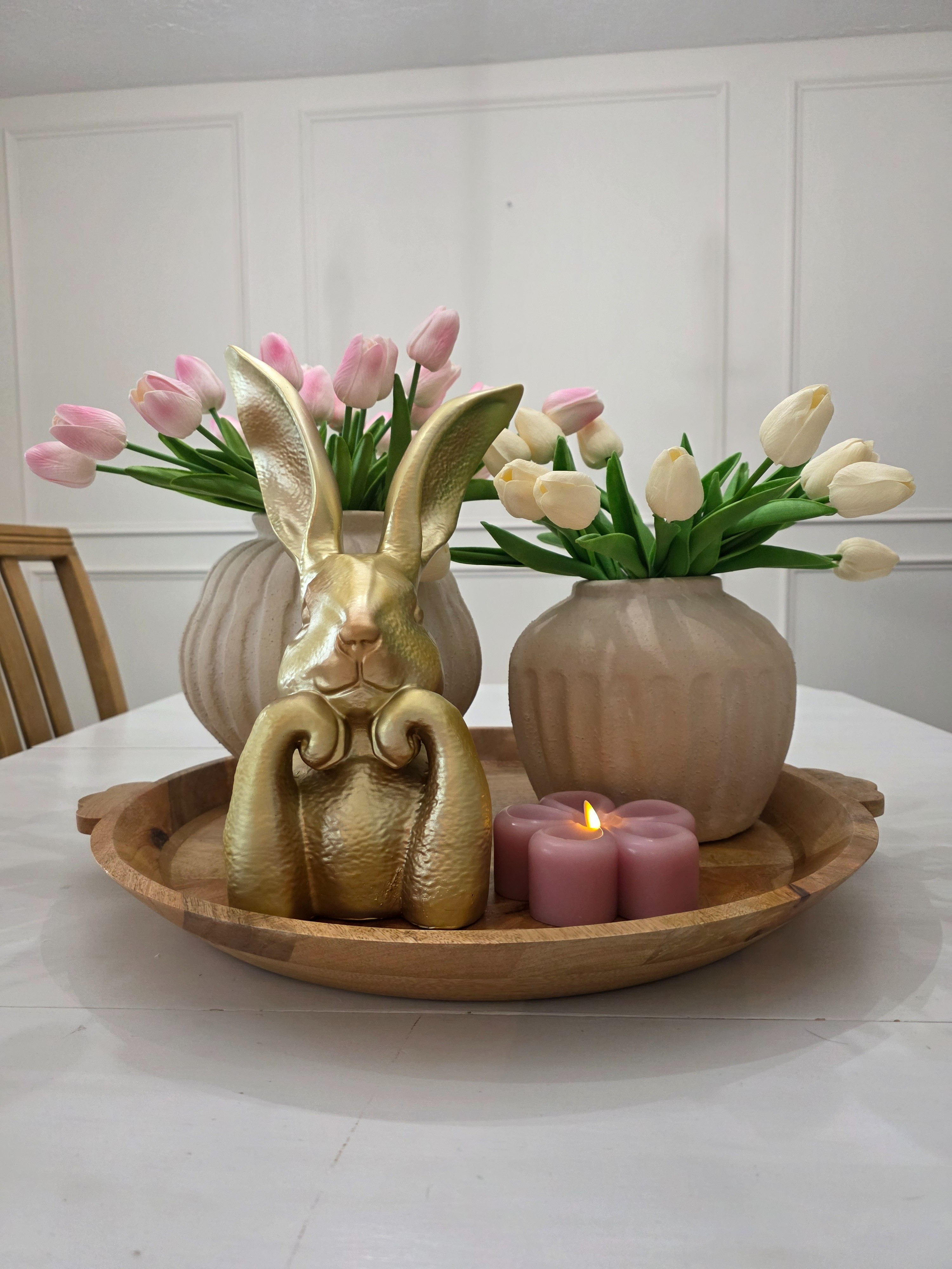 Spring centerpiece idea with Luminara 

#LTKValentine #LTKHome #LTKSeasonal