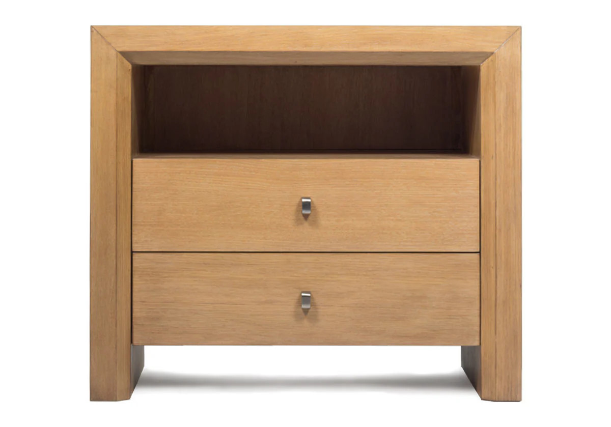 MILLIE NIGHTSTAND | Blonde Cerused | Alice Lane Home Collection