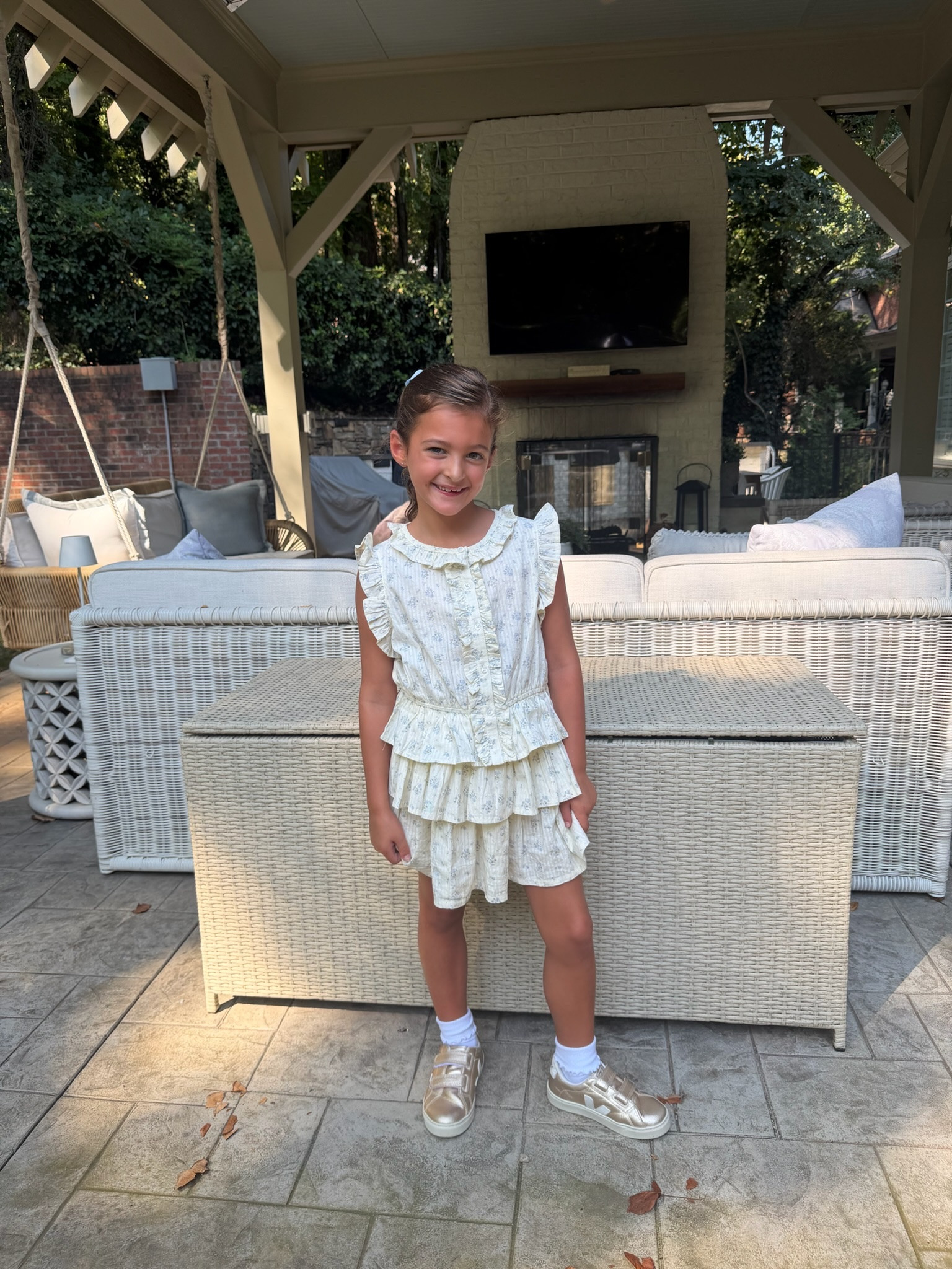 I thought Harper’s outfit for school today was SO cute! One of my favorite new brands. She wears size 6!

Kids school outfits, Veja, Jamie Kay, girls dress, ruffle dress, Katy Harrell

#LTKKids
