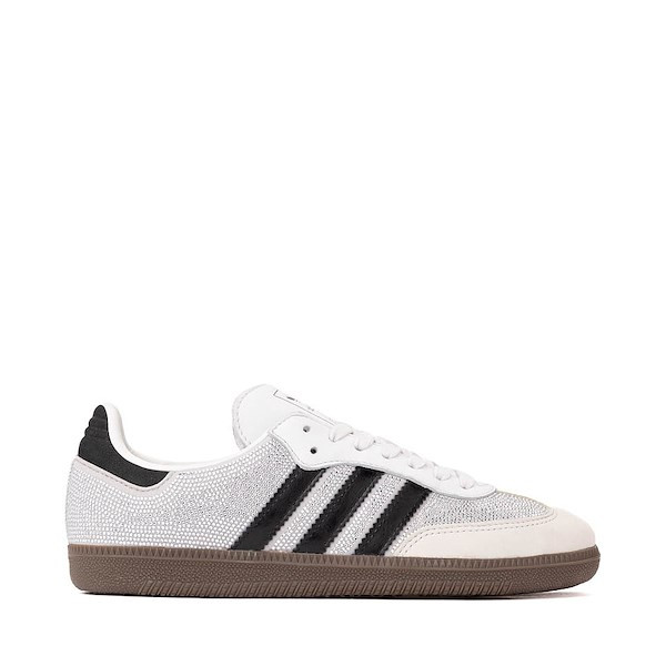 Womens adidas Samba OG Athletic Shoe - Crystal White / Core White / Silver Metallic | Journeys