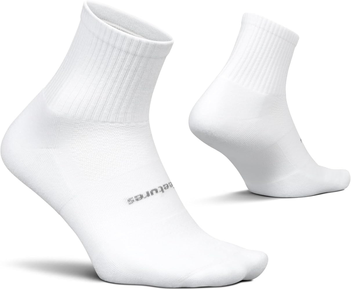 Feetures Quarter Athletic Socks
        High Performance, Max Cushion, Moisture-Wicking, Tall Soc... | Amazon (US)