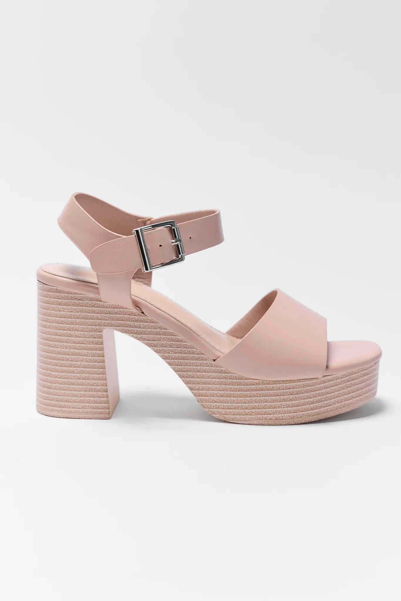 Bethany Nude Platform Heels | Avara