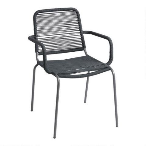Nautical Rope Emiliano Outdoor Dining Armchair Set of 2 | World Market
