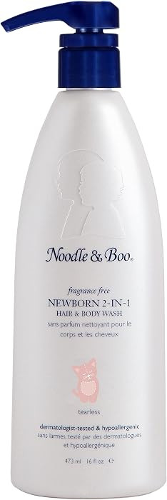 Noodle & Boo Fragrance Free Newborn 2-in-1 Hair & Body Wash for Baby Eczema Care, 16 fl. oz. | Amazon (US)