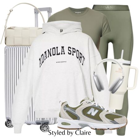 Your next airport outfit✈️
Tags: Adanola sport hoodie sweatshirt, new balance 530 khaki, olive green leggings and tshirt short sleeve. Fashion spring summer inspo outfit ideas casual city break comfy street style trainers

#LTKstyletip #LTKshoecrush #LTKtravel