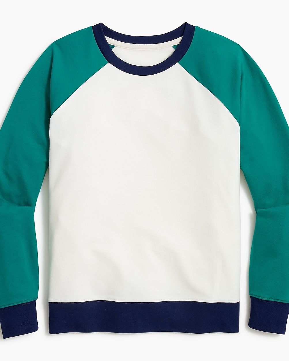 Colorblock baseball sweatshirt | J.Crew Factory