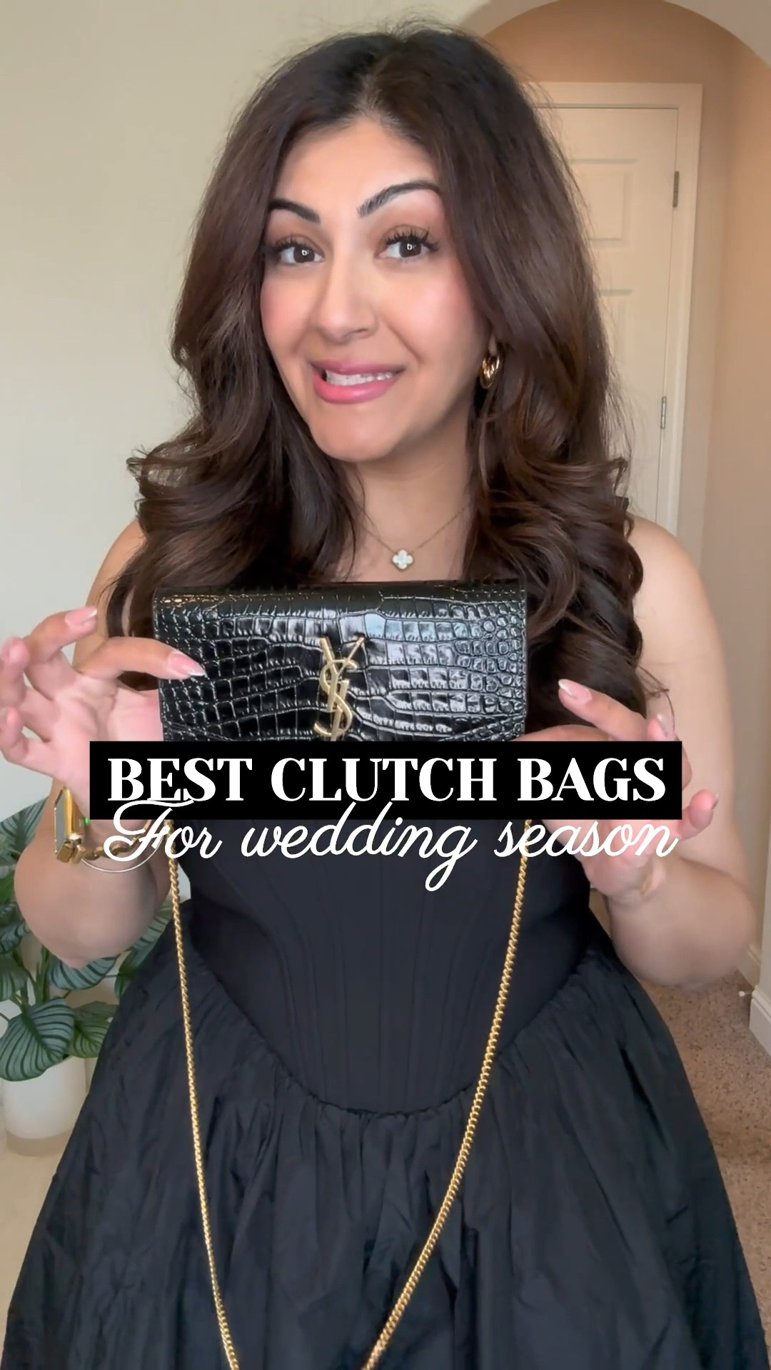 Wedding guest season essential ✨ This YSL wallet on chain in croc leather is one of my favorite clutch bags because it’s timeless, versatile, and instantly elevates any outfit. You can wear it as a clutch, crossbody, or shoulder bag thanks to the elegant gold chain—perfect for weddings, formal events, or special nights out. It’s on the smaller side (fits your essentials), which makes it sleek and effortless to carry. You can invest in it new or find great secondhand options on Fashionphile. Linking options so you can find the best one for you.

wedding guest clutch bag, YSL wallet on chain review, luxury clutch for weddings, designer evening bag, croc leather clutch, small formal bag women

#WeddingGuestStyle
#LuxuryClutch
#YSLBag
#EveningBag
#DesignerAccessories
@Fashionphile 

#LTKstorytime #LTKgrwm #LTKWedding