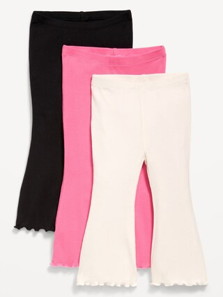 Ribbed Flare-Leg Leggings 3-Pack for Toddler Girls | Old Navy (US)