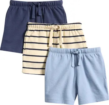 Kids' Assorted 3-Pack Cotton Jersey Shorts | Nordstrom