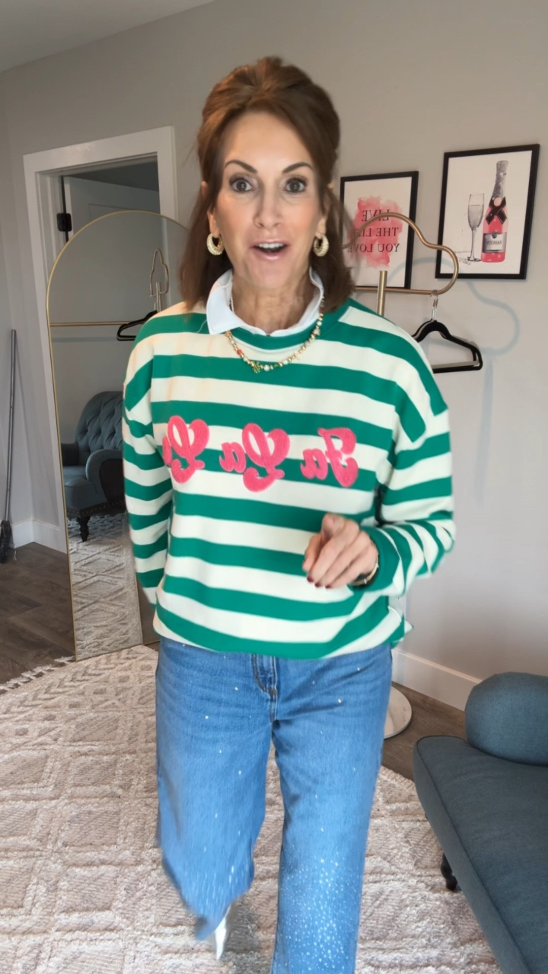 Holiday outfit
Christmas style 
Festive style 

#LTKWatchNow #LTKStyleTip #LTKHoliday