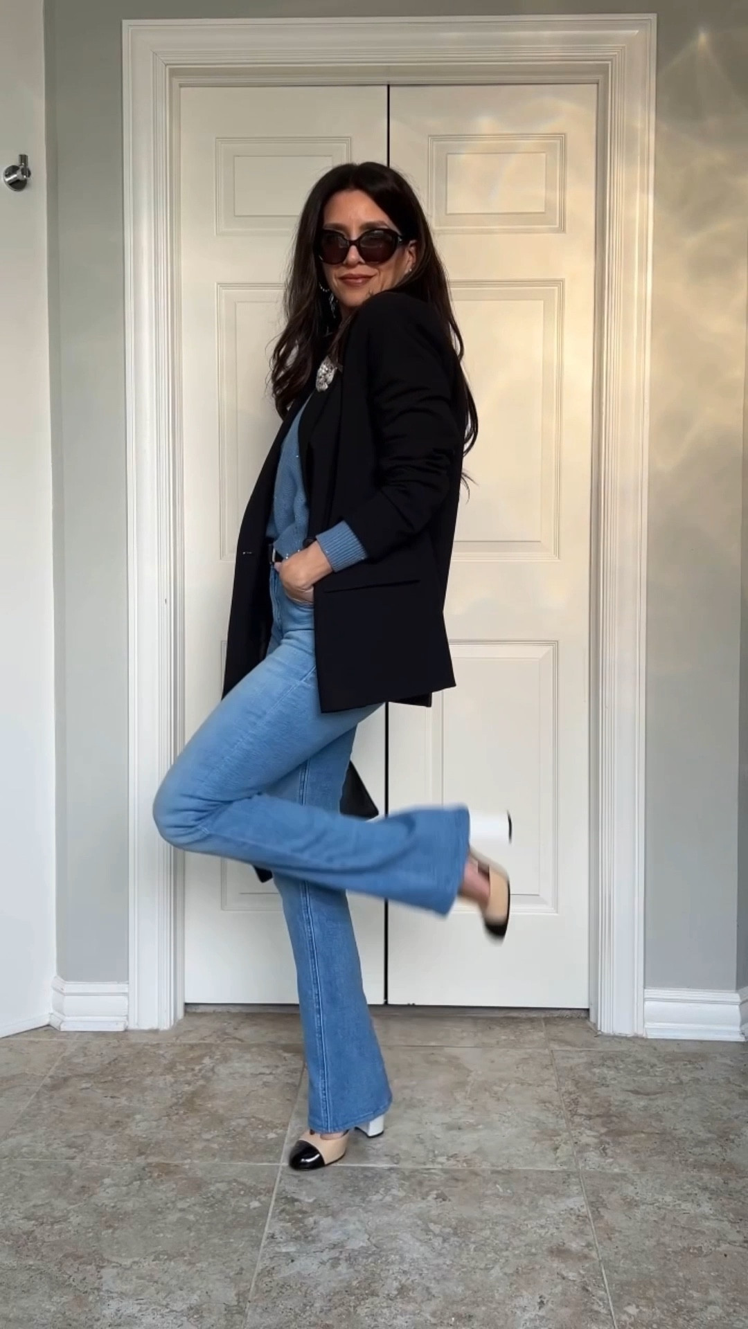 Timeless blues for work.👌
Necklace here is vintage , pearly hoops are my brand @mayafasthoff 




Business casual wear / work outfits / transitional outfits

#LTKWorkwear #LTKgrwm #LTKootd