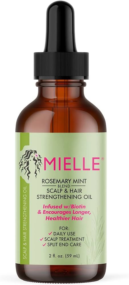 Mielle Organics Rosemary Mint Scalp & Hair Strengthening Oil With Biotin & Essential Oils, Nouris... | Amazon (US)