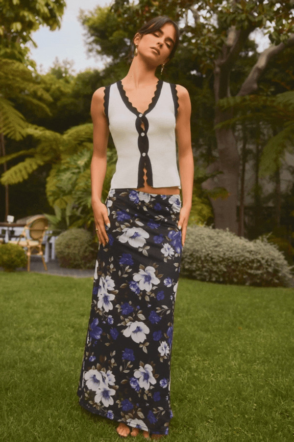 x Renee & Elisha Herbert Other Half Maxi Skirt | Cupshe US