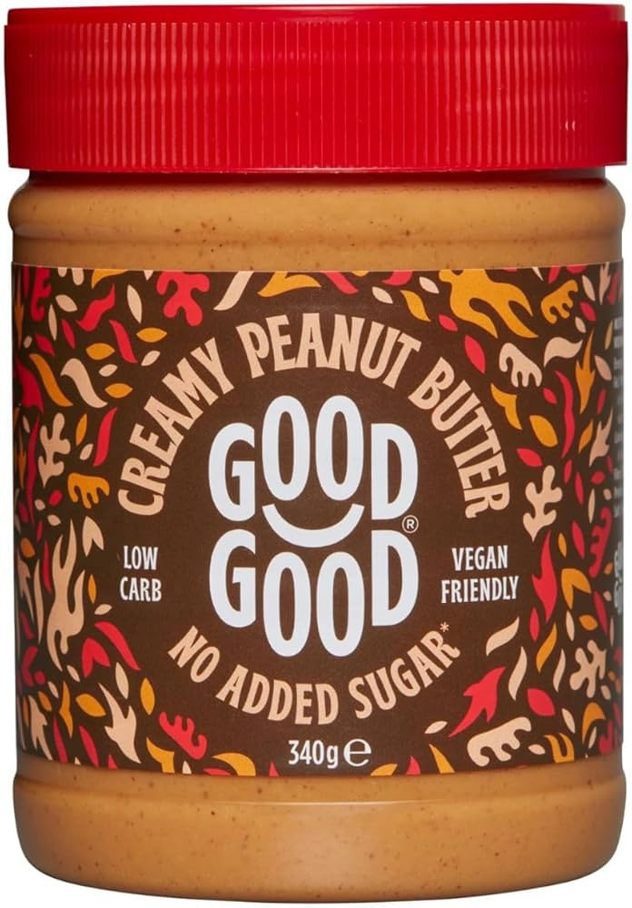 GOOD GOOD Creamy Peanut Butter Keto Friendly - Low Carb & No Added Sugars - Vegan - No Palm Oil o... | Amazon (US)