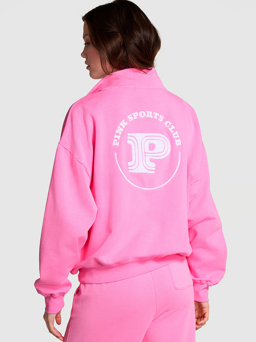 Buy Ivy Fleece Full-Zip Sweatshirt - Order Hoodies & Sweatshirts online 5000009723 - PINK US | Victoria's Secret (US / CA )