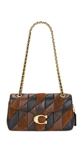 Patchwork Tabby Shoulder Bag 26 in Maple Shadow Brown | Revolve Clothing (Global)