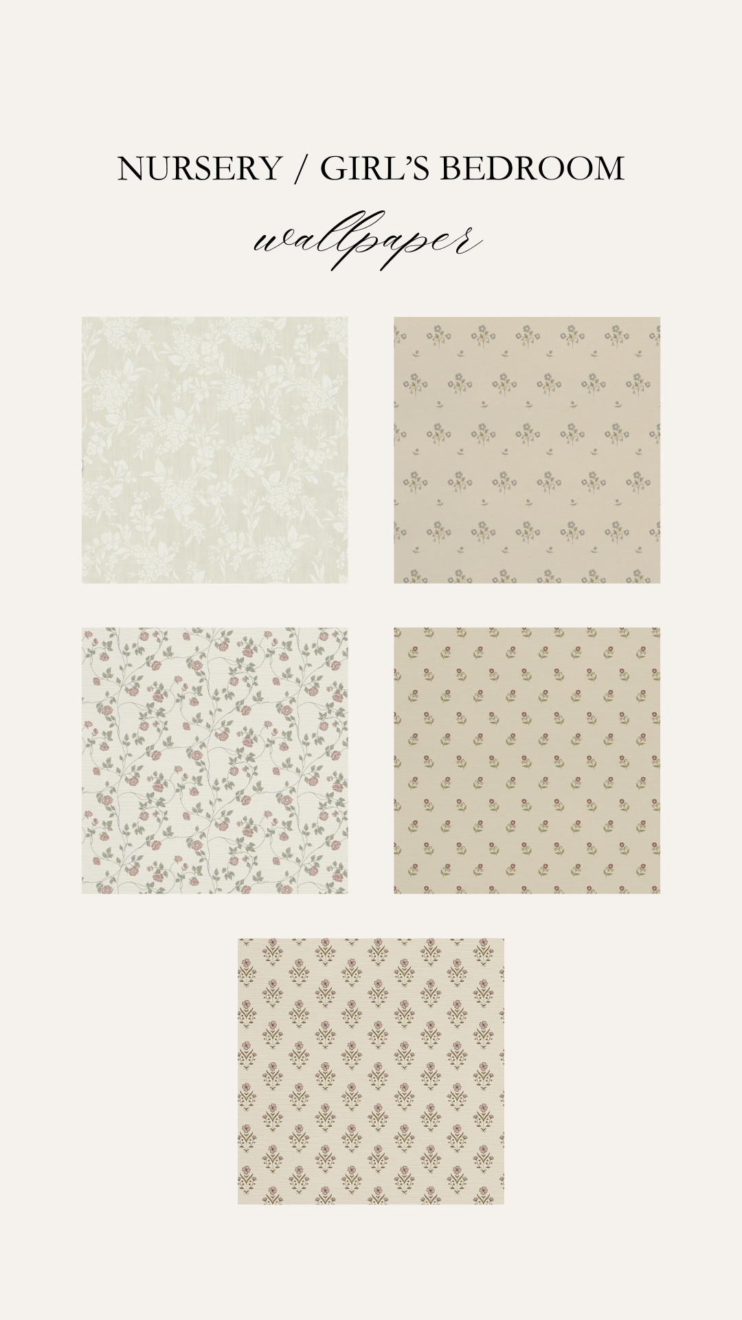 Subtle floral wall coverings 

 #LTKHome #LTKStyleTip