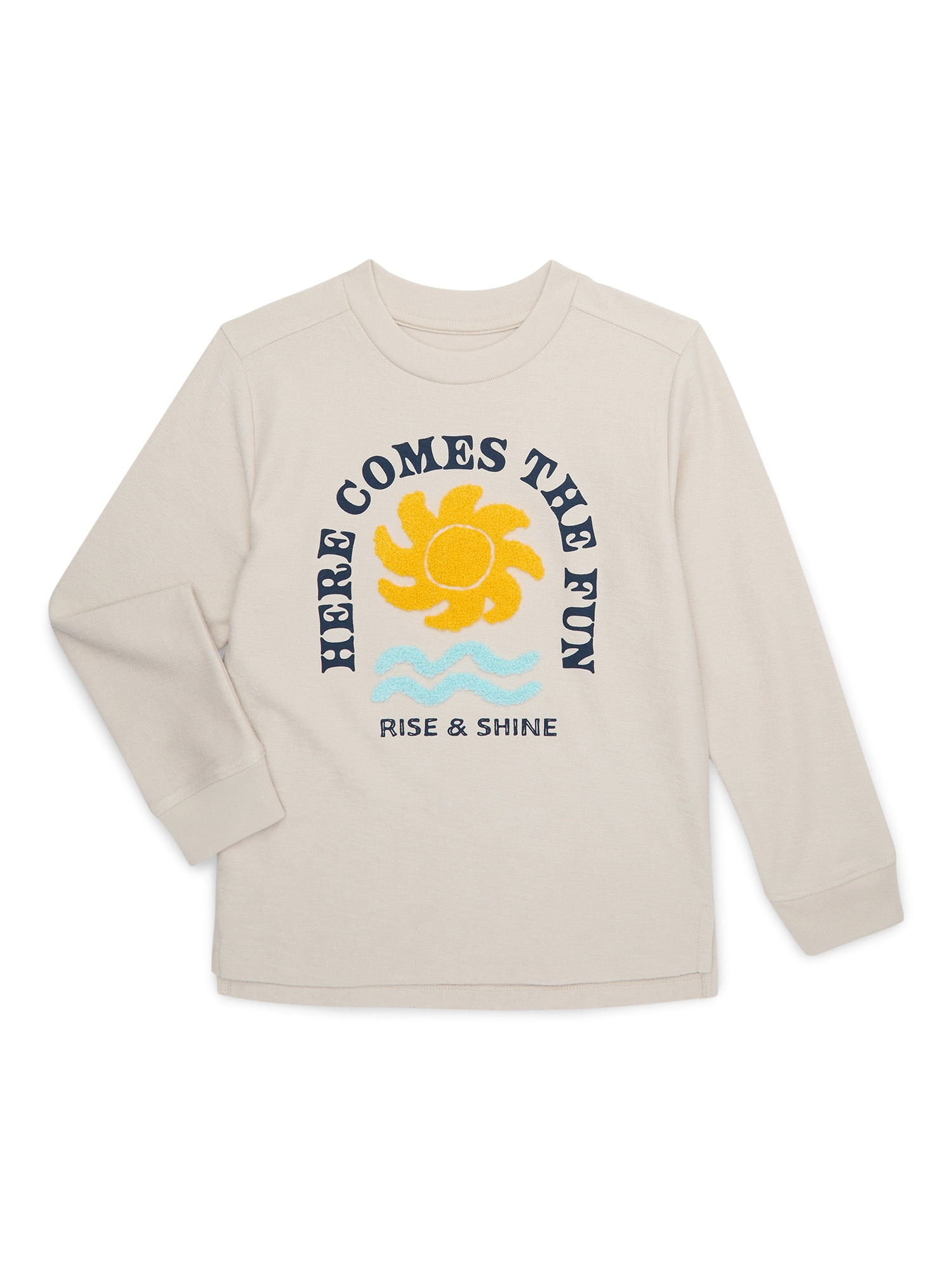 365 Kids From Garanimals Boys Mix and Match Long Sleeve Slub Jersey Graphic Tee, Sizes 4-10 | Walmart (US)