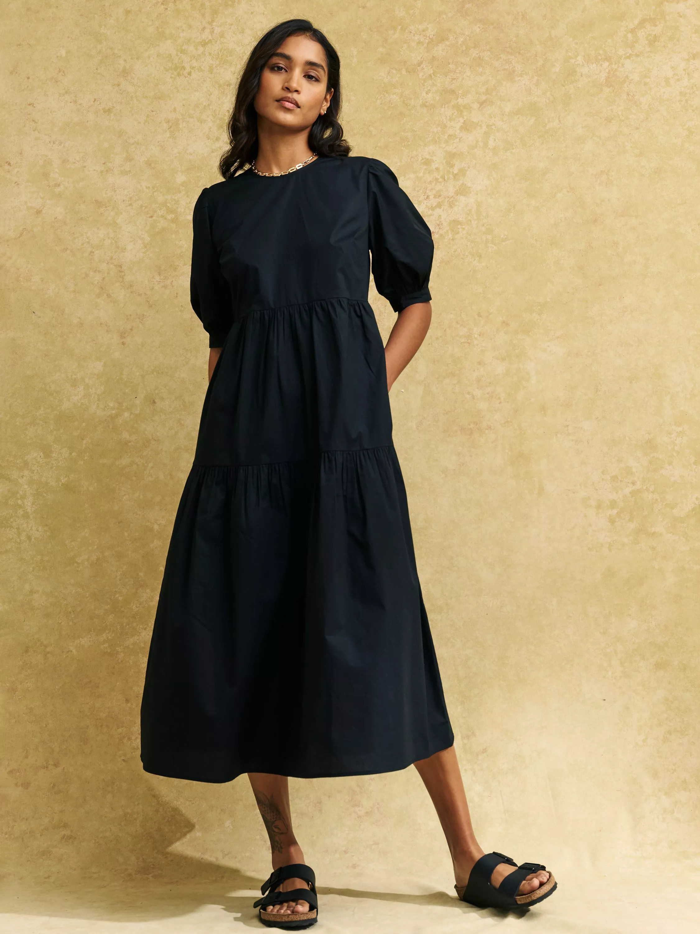 Nobody's ChildRochelle Organic Cotton Midi Dress | John Lewis (UK)