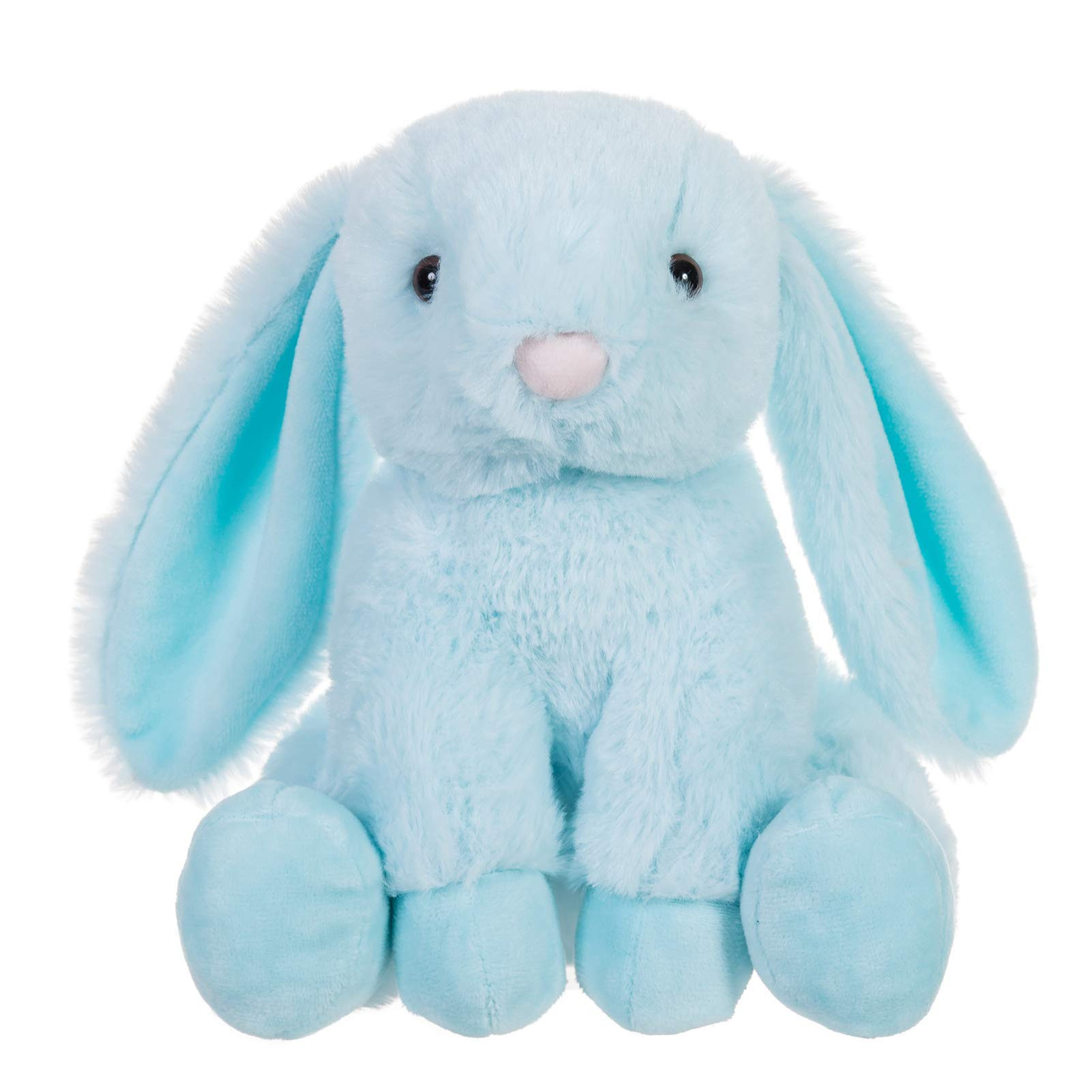 Apricot Lamb Toys Plush Light Blue Bunny Rabbit Stuffed Animal with Fluffy Soft Ears (Light Blue ... | Amazon (US)