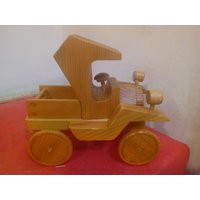 Vintage Wooden Truck, Delivery Truck Or Car With Fenders & Headlights | Etsy (US)