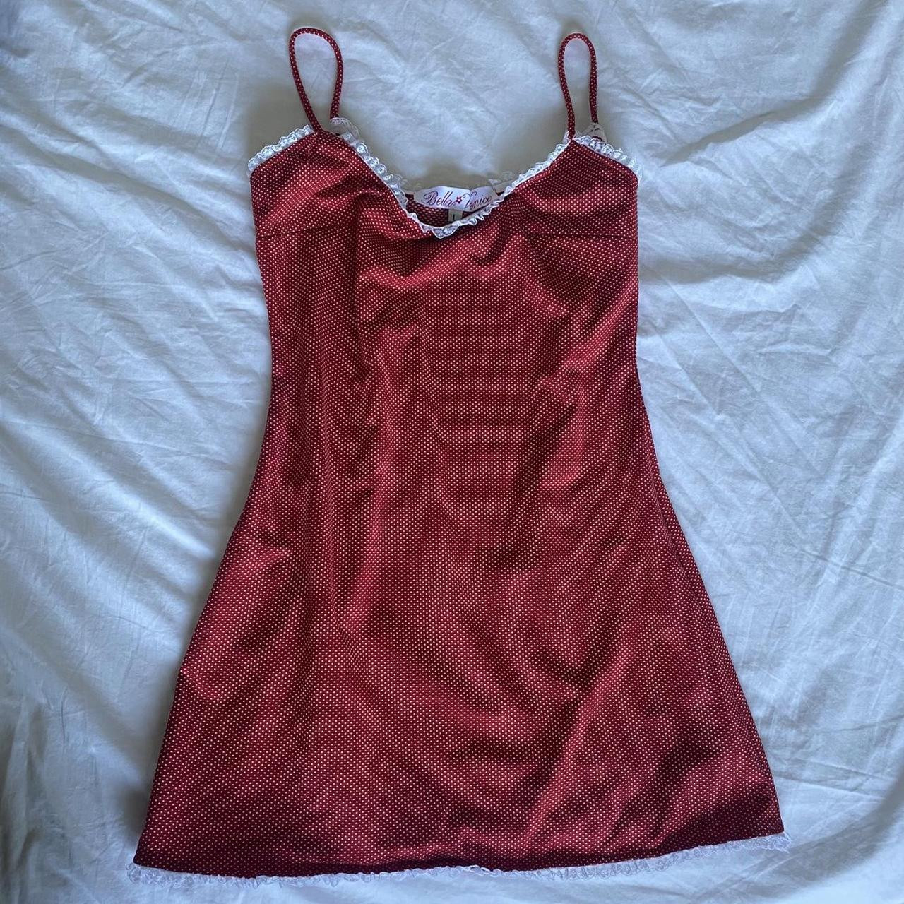 Bella Venice red polka dot Bailey dress size large.... | Depop | Depop US