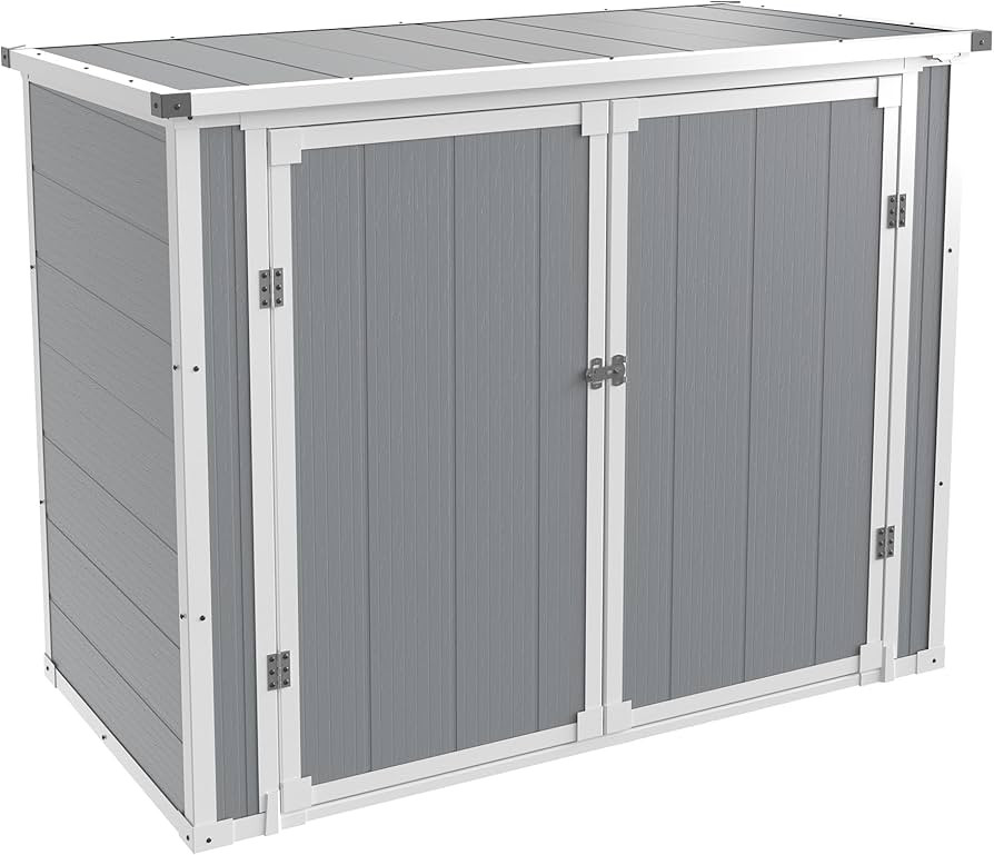 UDPATIO Storage Resin Shed Outdoor 41 Cu.Ft Weatherproof Tool Storage Sheds with Floor Thickened,... | Amazon (US)