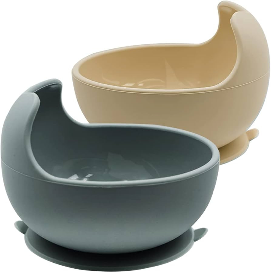 TotAha Silicone Suction Baby Bowl | Inwardly Curved Walls Preventing Dropping | Easy Scooping | F... | Amazon (US)