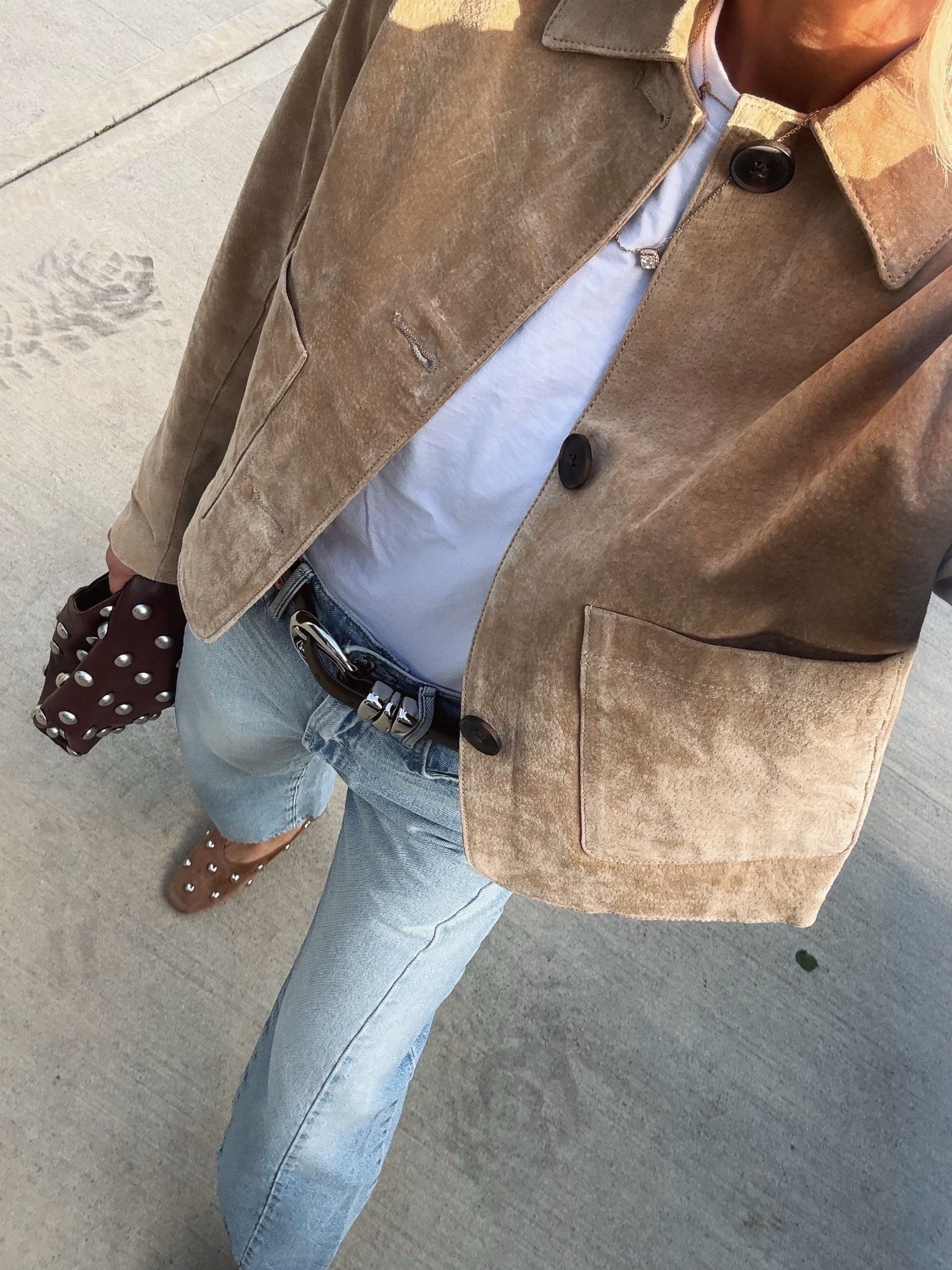 This crop suede jacket is the perfect outerwear piece for this time of year. 

#LTKStyleTip

#LTKSeasonal