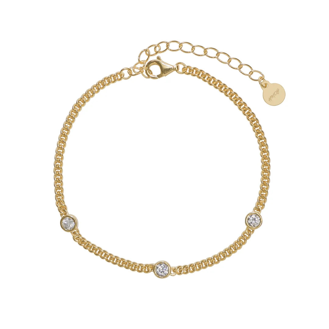 14k Gold Curb Chain Bracelet Gold Bracelet Dainty Bracelet Gold Chain Bracelet Link Bracelet Mini... | Etsy (US)