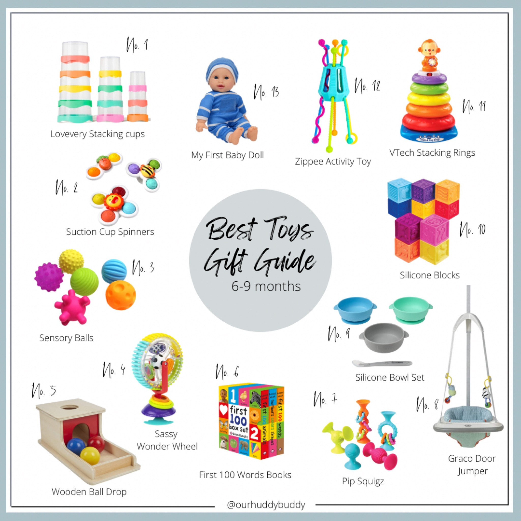 Best Baby Toys gift guide
for 6-9 months
#babytoys #toygiftguide
#babytoygiftguide
#6-9months #firstyear
#bestbabytoys
#developmentaltoys
#kidstoys #babygift
#babyshower #baby
#babystuff #babyproduct
#toys #toyguide
#babyshop #kids #toy
#gift

#LTKGiftGuide #LTKfamily #LTKbaby