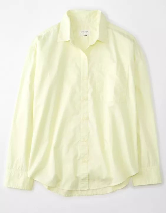 AE Perfect Button-Up Shirt | American Eagle Outfitters (US & CA)