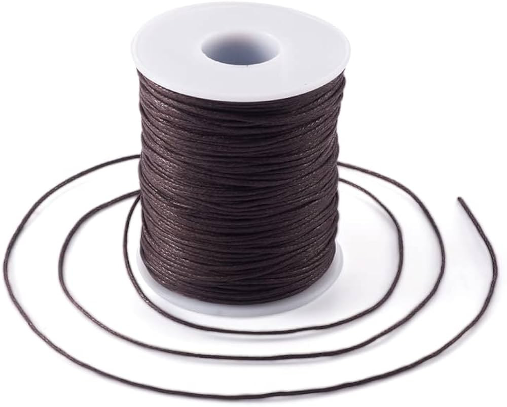 Craftdady 100 Yards 1mm Waxed Cotton Cord Macrame Bracelet Necklace Jewelry Making Waxed Beading ... | Amazon (US)