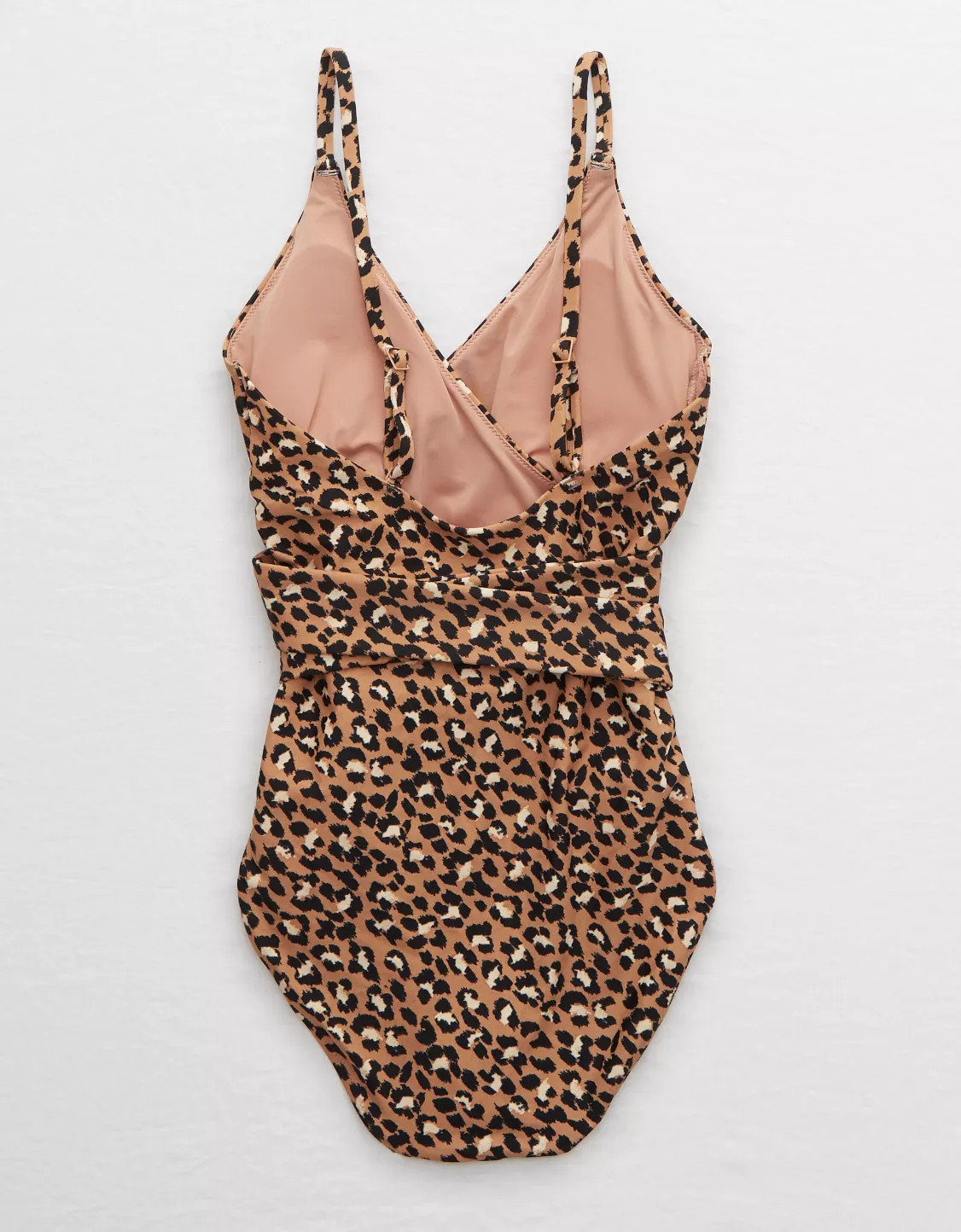 Aerie Leopard Wrap One Piece Swimsuit | Aerie