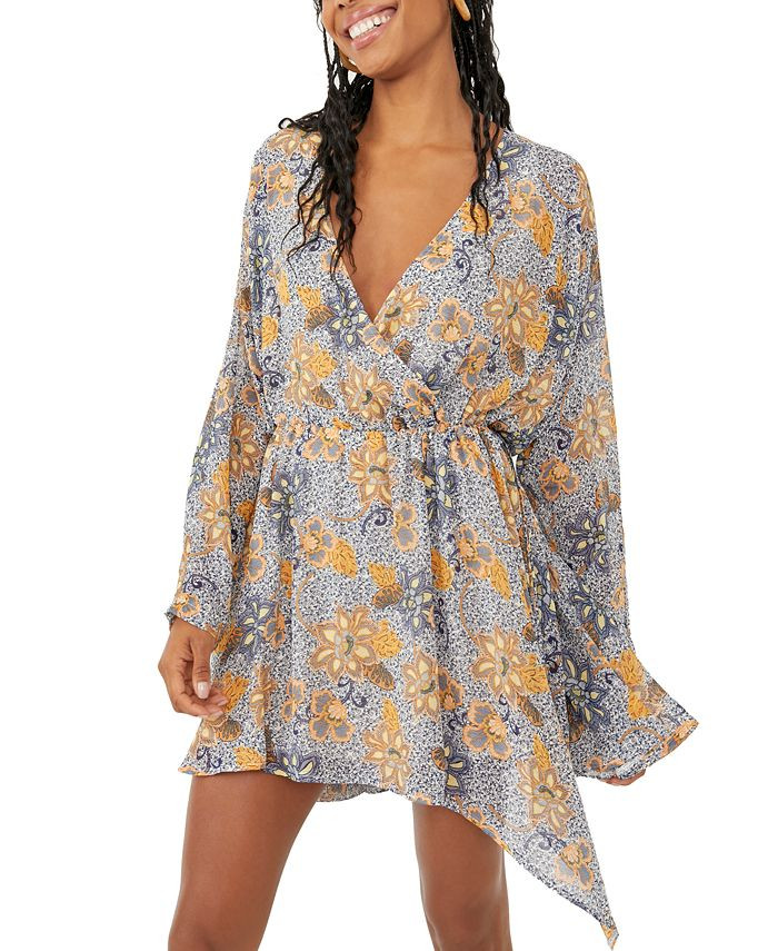 Free People Teegan Printed Mini Dress & Reviews - Dresses - Women - Macy's | Macys (US)