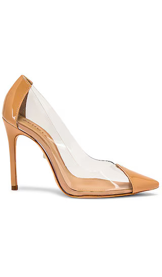 Cendi Heel in Transparent & Honey Beige | Revolve Clothing (Global)