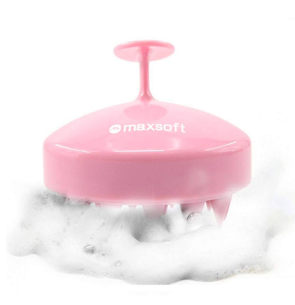 MAXSOFT Hair Scalp Massager Shampoo Brush, Scalp Care Brush (Pink) | Amazon (US)
