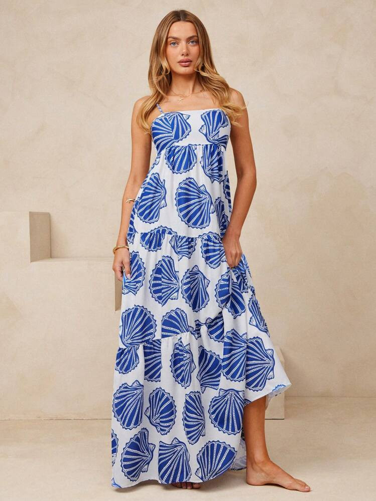 Shell maxi Dress | SHEIN