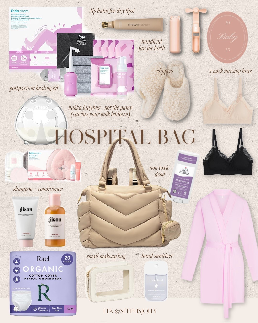 Hospital Bag Essentials 

#LTKBaby #LTKBump