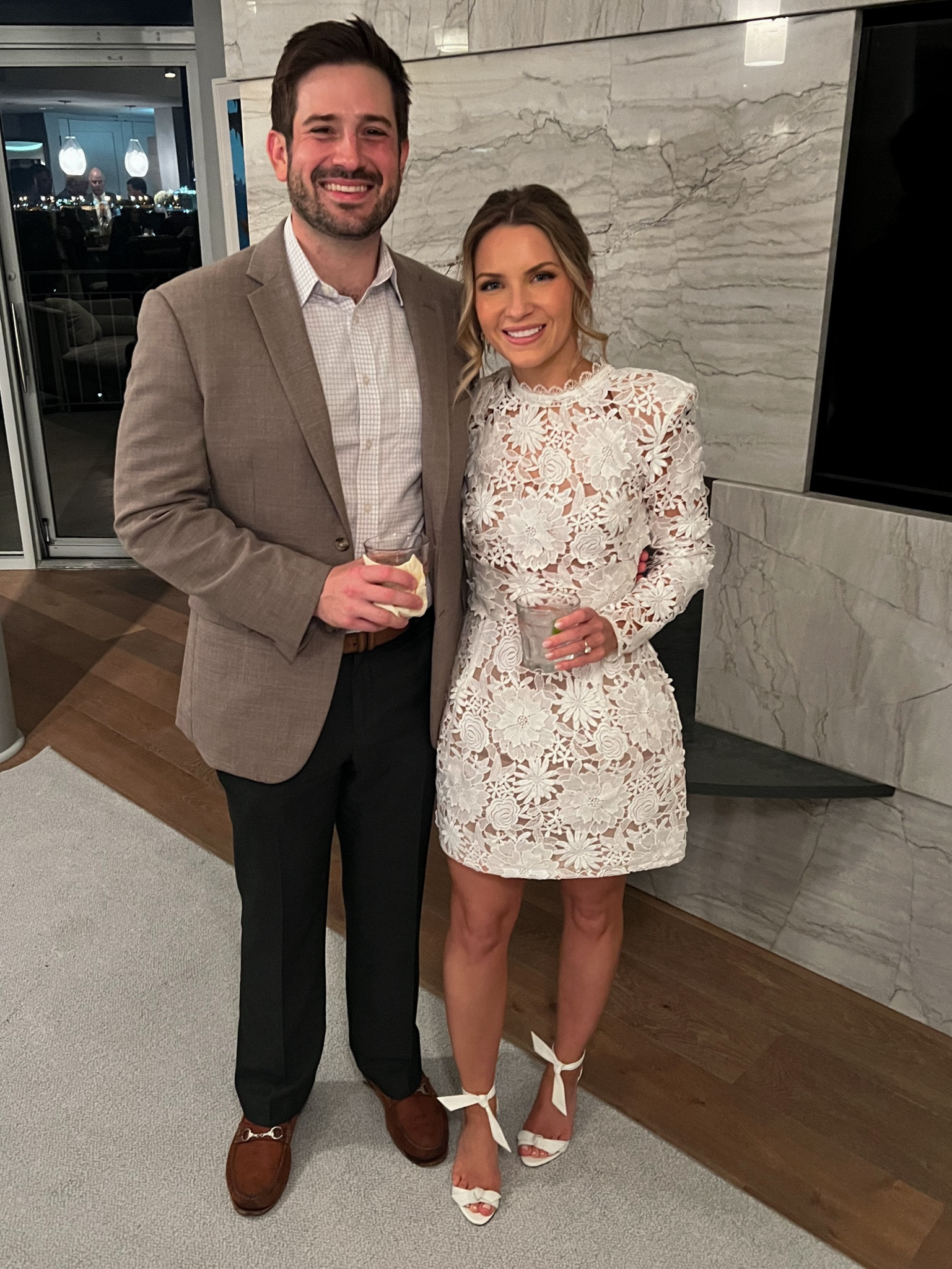 Engagement Party Dress

True to size. Size XS. There is a structured part of the skirt underneath the fabric to give it shape, so in order to alter easily to my height we just took in the fabric portion that laid a little past it(that's why the bottom portion is straight)

#LTKStyleTip #LTKWedding #LTKShoeCrush