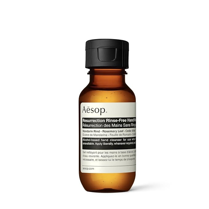Aesop Resurrection Rinse-Free Hand Wash | Aromatic, Alcohol-Based Gel with Purifying and Hydratin... | Amazon (US)
