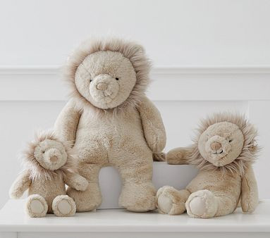 Taupe Lion Critter Plush | Pottery Barn Kids