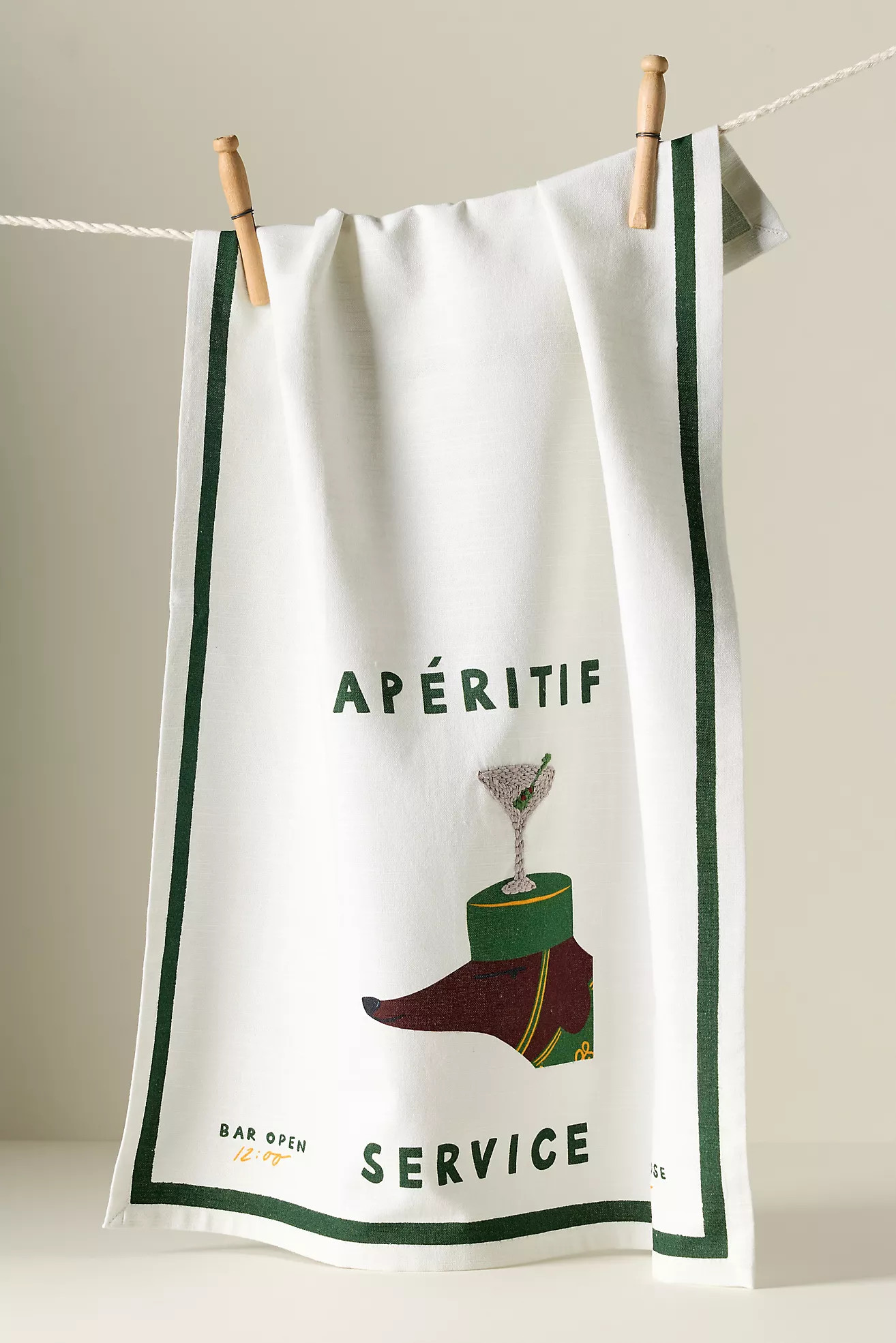 Nephthys Foster Hotel Dog Dish Towel | Anthropologie (US)