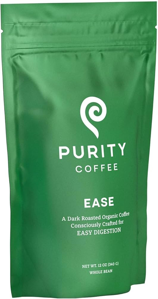 Purity Coffee EASE Dark Roast Low Acid Organic Coffee - USDA Certified Organic Specialty Grade Ar... | Amazon (US)